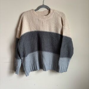 Wishlist Chunky Knit Oatmeal Sweater